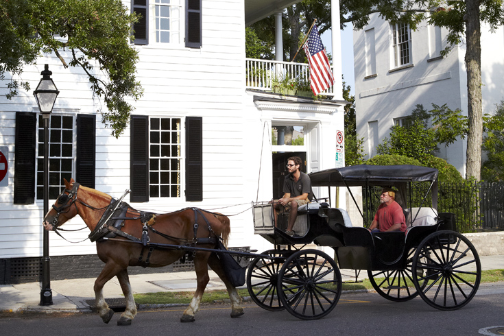 A horse-and-carriage tour of the Historic District. 